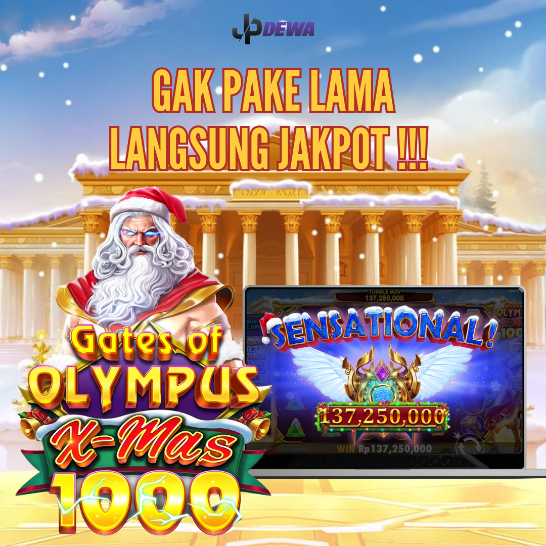 Gates of Olympus X-Mas 1000 Gak Pake Lama, Langsung Jackpot