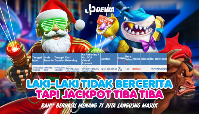 Laki-Laki Tidak Bercerita, Tapi Jackpot Tiba-Tiba