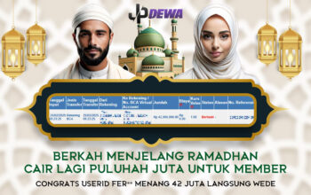 Berkah Ramadhan: Cair Lagi Puluhan Juta Untuk Member!