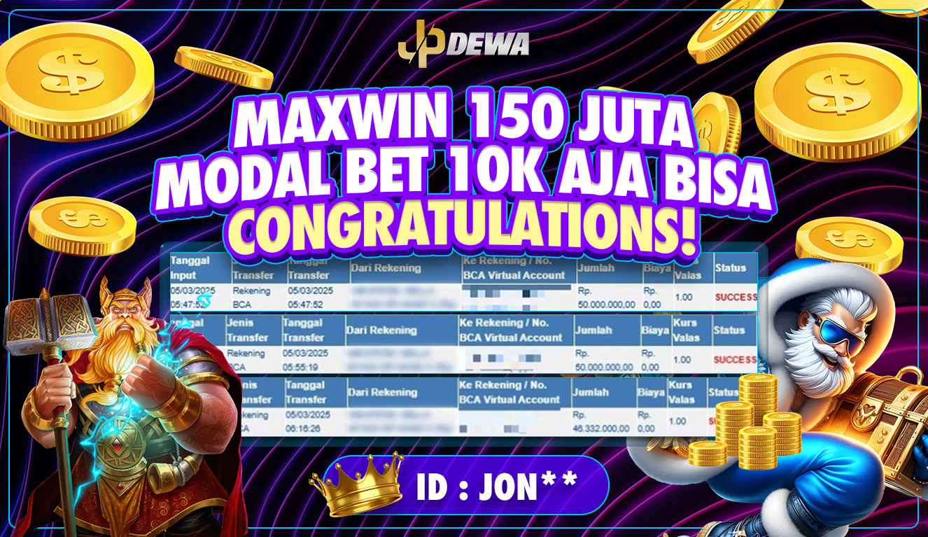 Maxwin Ratusan Juta