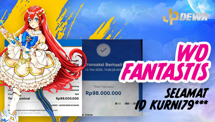 WD Fantastis! ID Kurni79*** Raih Jackpot