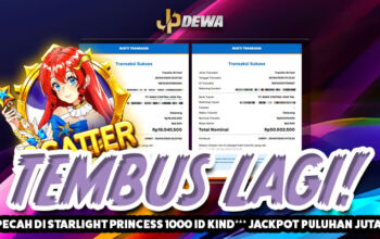 Tembus Lagi Starlight Princess Hingga Puluhan Juta!