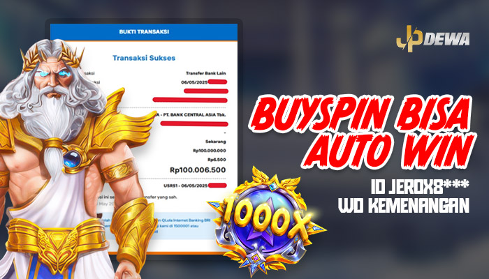 Buyspin Bisa Auto Win! Member Sukses WD Kemenangan Besar