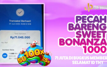 Jackpot Manis 71 Juta Di Sweet Bonanza 1000