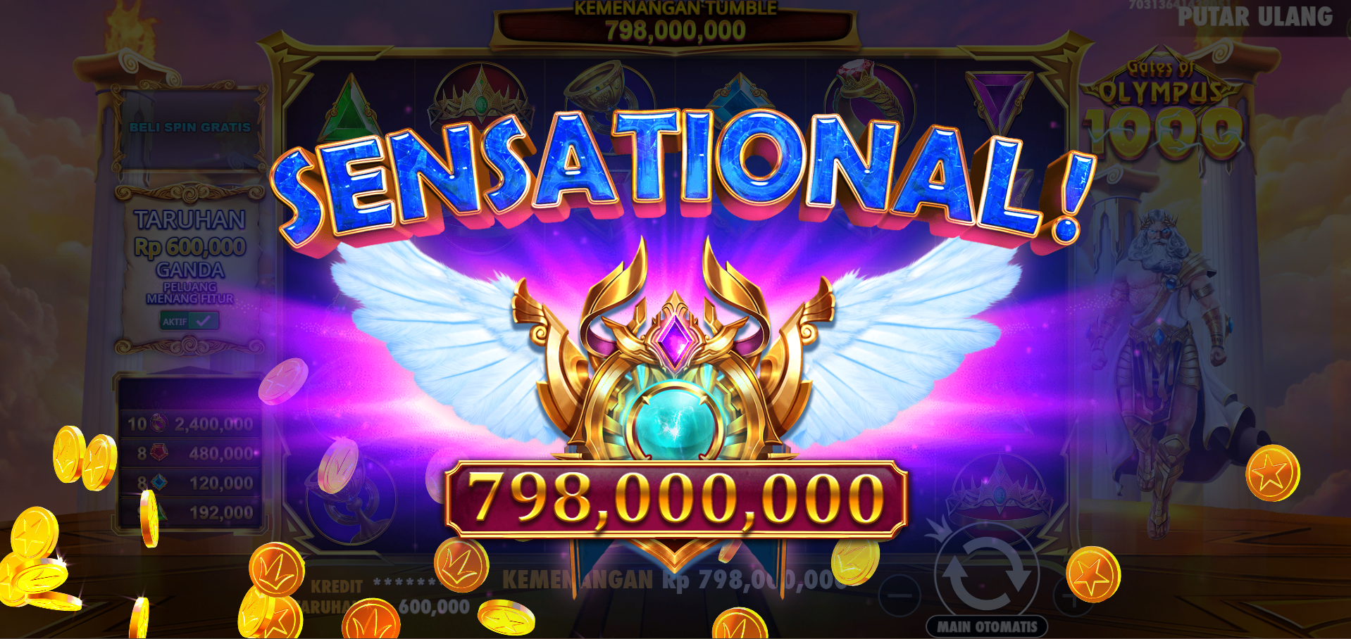 Disambar Gledek Zeus! Member BM88 Amankan Jackpot