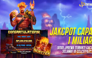 Jackpot Tembus 1 Miliar! JPDEWA Buktikan Kegacorannya