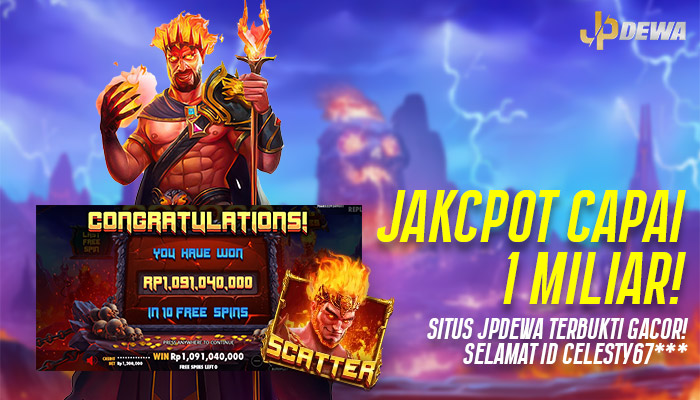 Jackpot Tembus 1 Miliar! JPDEWA Buktikan Kegacorannya