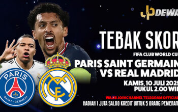 Tebak Skor: PSG vs Real Madrid dan Menangkan Total 1 Juta!