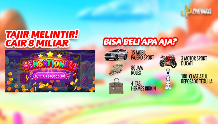 Tajir Melintir! Cair 8 Miliar di JPDEWA