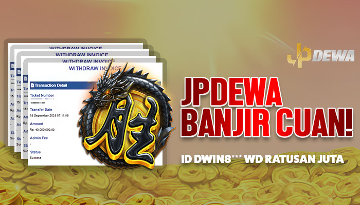 Banjir Cuan JPDEWA! Black Scatter Bisa WD Ratusan Juta