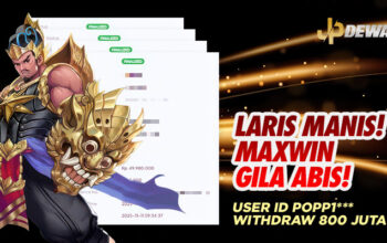 Laris Manis! Maxwin Gila Abis! ID Popp1*** WD 800 Juta