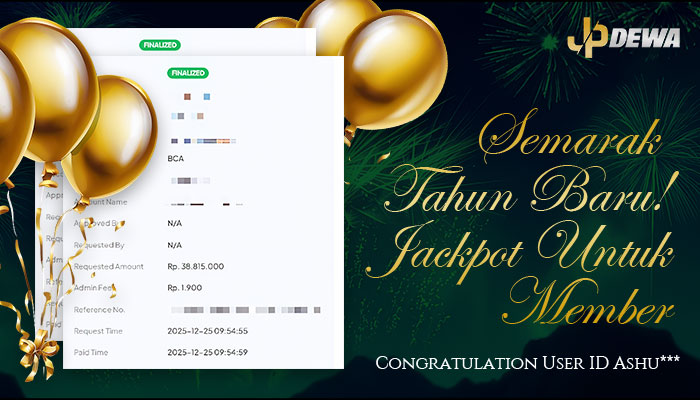Semarak Tahun Baru! Jackpot Untuk Member