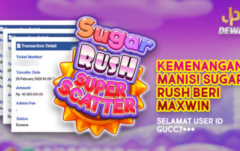 Kemenangan Manis! Sugar Rush Beri Maxwin
