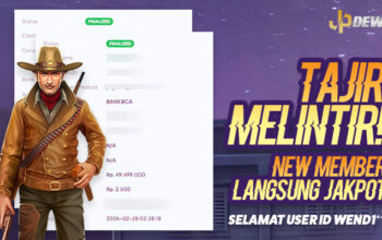 Tajir Melintir! New Member Langsung Jackpot