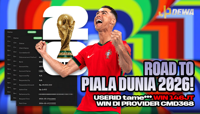 ROAD TO PIALA DUNIA 2026! TAME*** BUKTIN CMD368 BISA JADI JALUR MENUJU CUAN BESAR