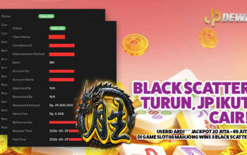 BLACK SCATTER TURUN, JP IKUT CAIR! USERID ARDI**** BAWA PULANG TOTAL 69 JUTA