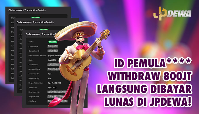 LANJUTAN HOKI 2 HARI FULL JACKPOT! ID PEMULA**** WITHDRAW 800 JUTA LANGSUNG DIBAYAR LUNAS DI JPDEWA