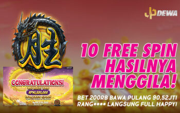 10 FREE SPINS HASILNYA MENGGILA! RANG**** BAWA PULANG 90,52 JUTA DI JPDEWA!