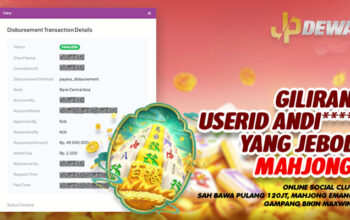 GILIRAN ANDI**** JEBOL MAHJONG! SAH BAWA PULANG Rp120 JUTA DI JPDEWA!
