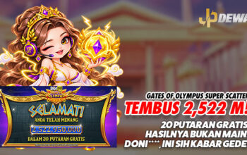 20 PUTARAN GRATIS HASILKAN Rp2,522 MILIAR! DONI**** DAPAT KABAR GEDE DI JPDEWA